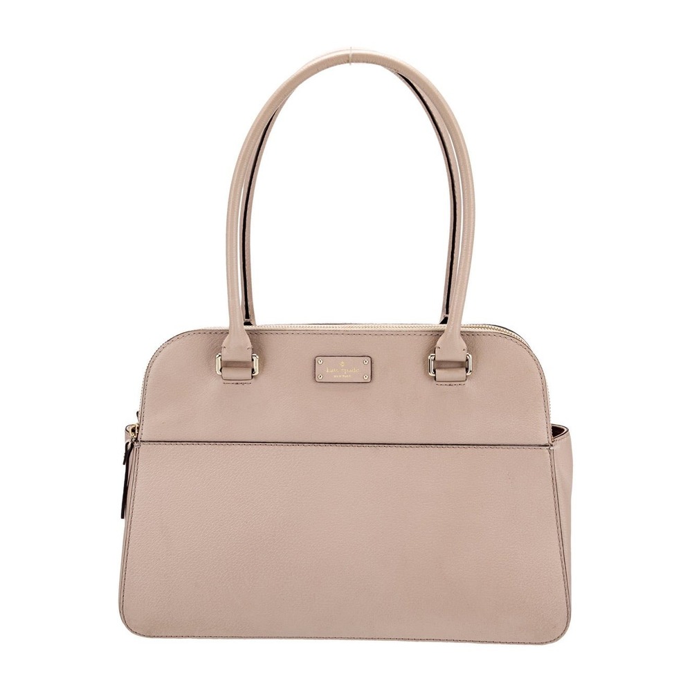 Kate Spade Cobble Hill Adrien‎ Satchel Women Medium Nude Pebbled Leather